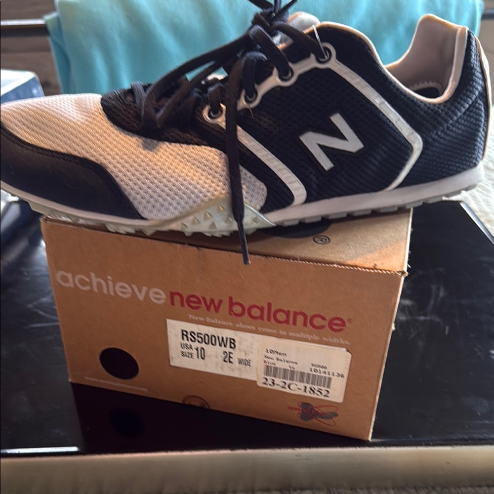 New Balance Blue and White Sneakers